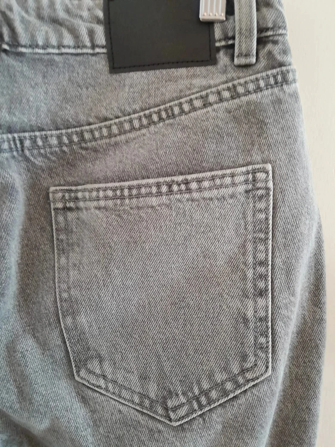 Damesjeans, kleur grijs, Merk Mom, maat 36 – photo 6